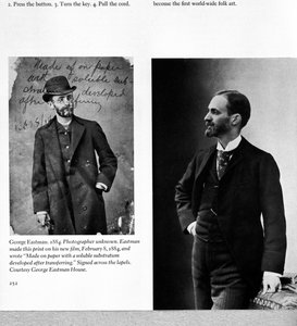 जॉर्ज ईस्टमैन के दो चित्र (1854-1932) 1884 और 1890